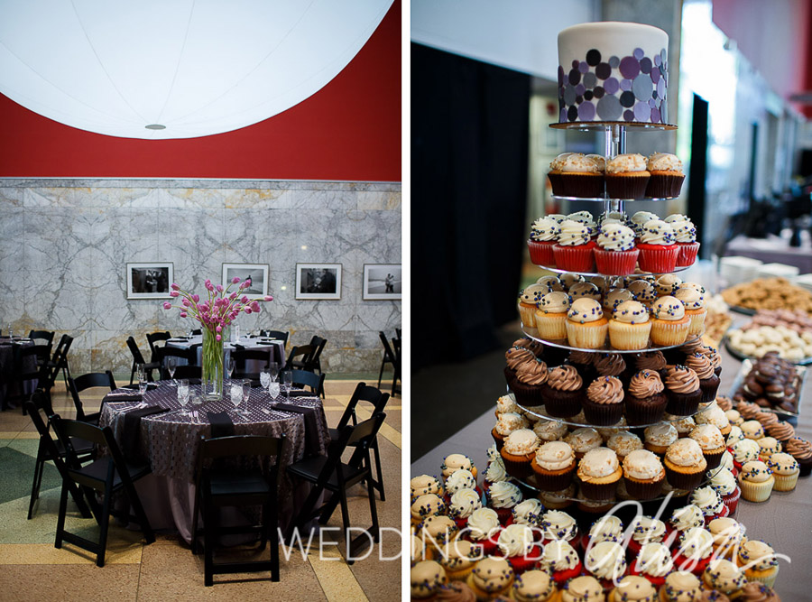 Wedding cupcakes at Pittsburgh Wedding Reception